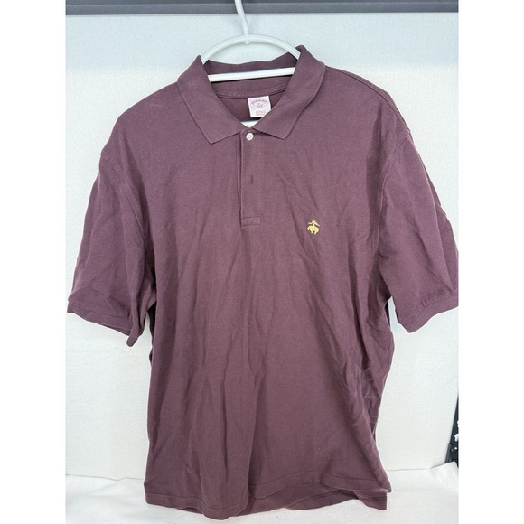 Brooks Brothers Other - Brooks Brothers Men's Maroon 346 Classic Fit Pique Short Sleeve Polo Shirt Sz XL